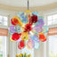 Blown Glass Bubbles Chandelier Sputnik Shape Colorful Textured - BeyPan