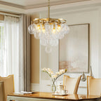 Bubbles Chandelier 4-Tiered Smooth Clear Glass Balloons - BeyPan