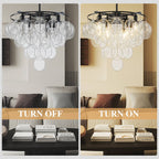 Bubbles Chandelier 4-Tiered Smooth Clear Glass Balloons - BeyPan