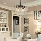 Bubbles Chandelier 4-Tiered Smooth Clear Glass Balloons - BeyPan