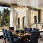 Bubbles Chandelier 4-Tiered Textured Glass Balls - BeyPan
