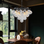 Bubbles Chandelier 4-Tiered Textured Glass Balls - BeyPan