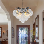 Bubbles Chandelier 4-Tiered Textured Glass Balls - BeyPan