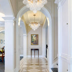 Bubbles Chandelier 4-Tiered Textured Glass Balls - BeyPan