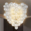 Bubbles Chandelier Clear Glass Ball Swirled Texture D36"*H44" - BeyPan