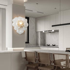 Bubbles Wall Lamp Clear And Ribbed Balls Gold Frame 1 Light - BeyPan