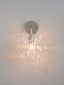 Bubbles Wall Lamp Clear And Smooth Balls Nickle Frame And White Cord - BeyPan