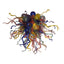 Celestial Aurora Artisan Chandelier - Vibrant Multi-Color Hand-Blown Glass - BeyPan