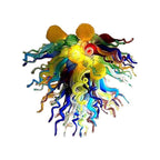 Celestial Rainbow Murano Style Glass Chandelier - Vibrant Multi-Color - BeyPan