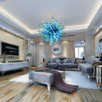 Chihly Style Ocean Wave Artisan Murano Style Blown Glass Chandelier - BeyPan