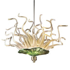 Chihly Style Style Glass Chandelier - Water Lettuce Botanical Grace Murano - BeyPan
