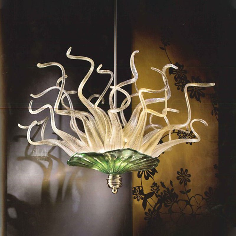 Chihly Style Style Glass Chandelier - Water Lettuce Botanical Grace Murano - BeyPan Hauptbild