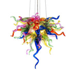 Chihly Style Vibrant Multi Colors Hand Blown Glass Chandelier Art Glass Murano Pendant Chandeliert - BeyPan