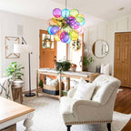 Colorful Blown Glass Bubbled Balloon Chandelier - BeyPan