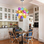 Colorful Blown Glass Bubbled Balloon Chandelier - BeyPan