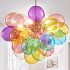 Colorful Blown Glass Bubbled Balloon Chandelier - BeyPan