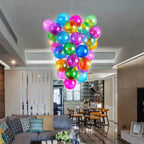 Colorful Bubbles Blown Glass Chandelier for Kid's Rooms & Nurseries - BeyPan