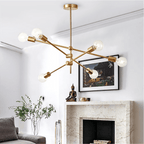 Creative Modern Linear Chandelier For Living Room Bedroom - BeyPan