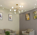 Creative Modern Linear Chandelier For Living Room Bedroom - BeyPan
