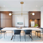 Creative Modern Linear Chandelier For Living Room Bedroom - BeyPan