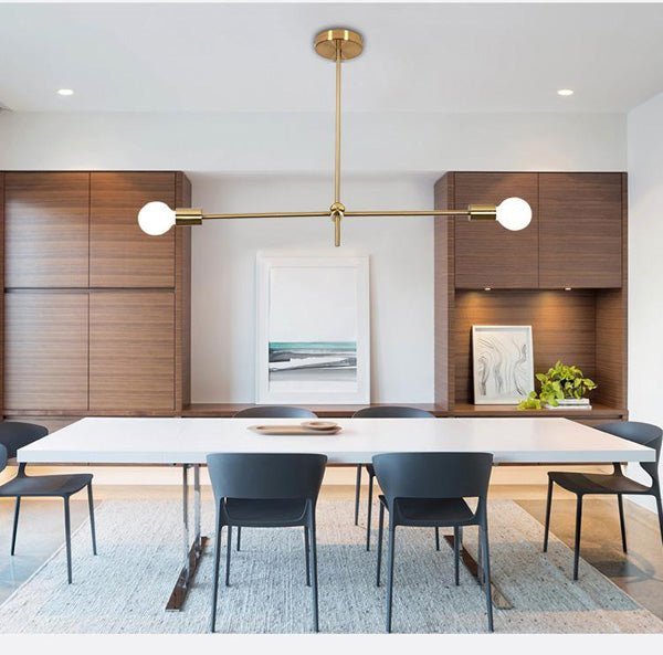 Creative Modern Linear Chandelier For Living Room Bedroom - BeyPan