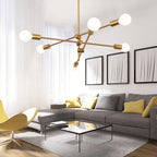 Creative Modern Linear Chandelier For Living Room Bedroom - BeyPan