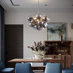 Electroplating Grey/Black Bubbles Ball Chandelier Beypan - BeyPan