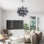 Electroplating Grey/Black Bubbles Ball Chandelier Beypan - BeyPan