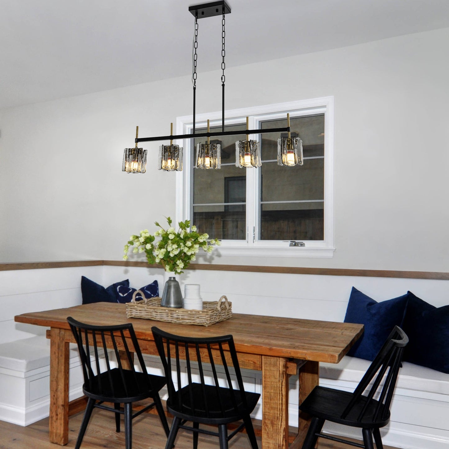 Modern White Kitchen Island Pendant Light
