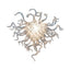 Frost Icicle Artisan Blown Glass Chandelier - Modern Clear Crystal - BeyPan