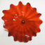 Glass Wall Plates Bowl Red Murano Glass D12inches - BeyPan