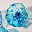 Glass Wall Plates Crystal Blue Murano Glass D10inches - BeyPan