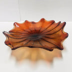 Glass Wall Plates Orange Murano Glass D12inches - BeyPan