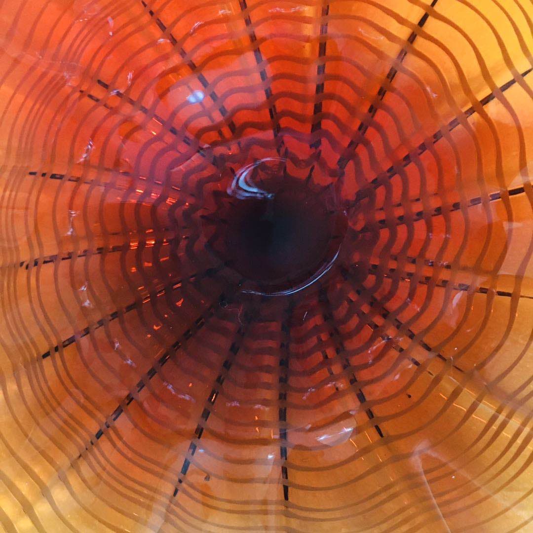 Glass Wall Plates Orange Murano Glass D12inches Zweitbild
