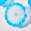 Glass Wall Plates White And Blue Colors Set D10inches - BeyPan