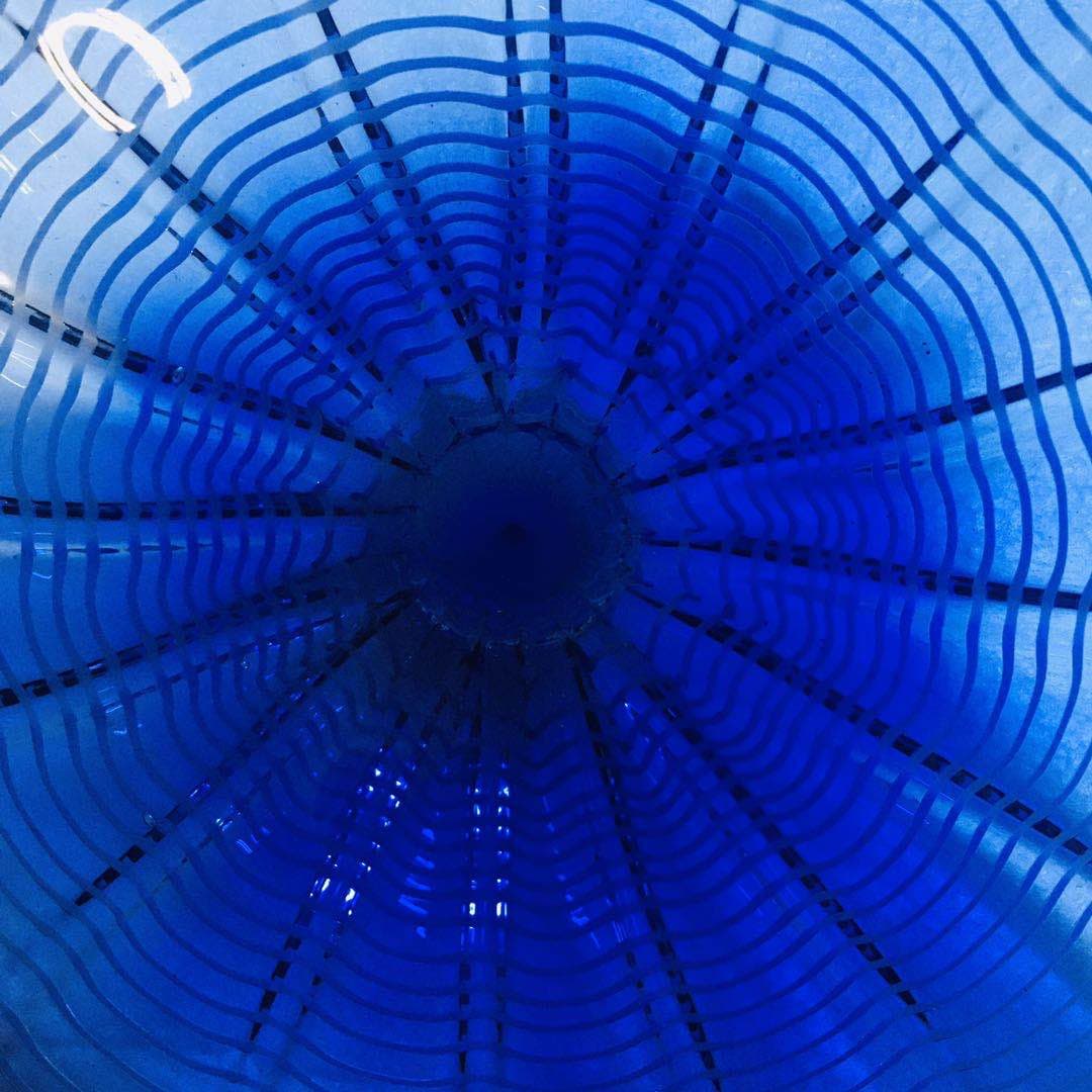 Hand Blown Murano Glass Wall Plates Blue Color D12inches Zweitbild