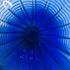 Hand Blown Murano Glass Wall Plates Blue Color D12inches - BeyPan