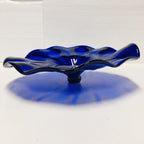 Hand Blown Murano Glass Wall Plates Blue Color D12inches - BeyPan