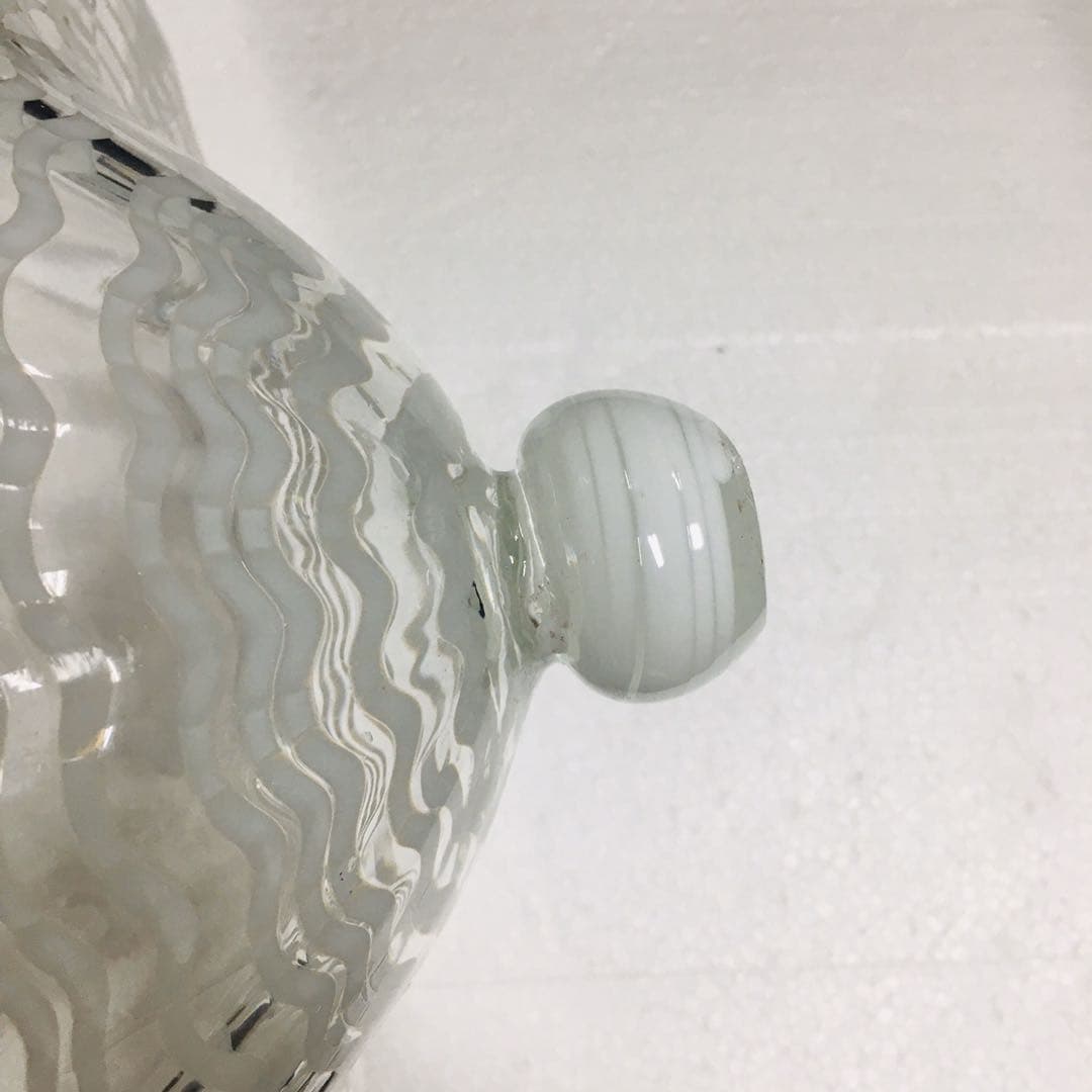 Hand Blown Murano Glass Wall Plates Clear Color D12Inches Zweitbild