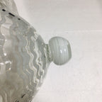 Hand Blown Murano Glass Wall Plates Clear Color D12Inches - BeyPan