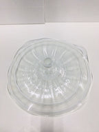 Hand Blown Murano Glass Wall Plates Clear Color D12Inches - BeyPan