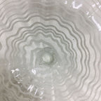 Hand Blown Murano Glass Wall Plates Clear Color D12Inches - BeyPan