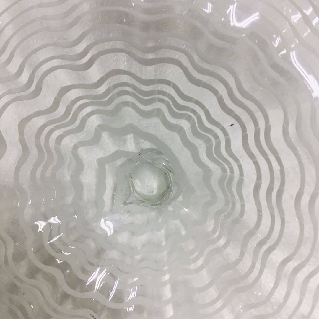 Hand Blown Murano Glass Wall Plates Clear Color D12Inches - BeyPan