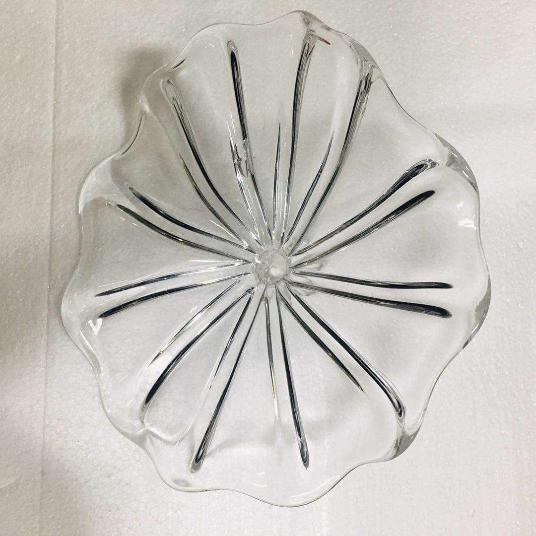 Hand Blown Murano Glass Wall Plates Clear Color D12Inches - BeyPan Hauptbild