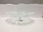 Hand Blown Murano Glass Wall Plates Clear Color D12Inches - BeyPan