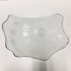 Hand Blown Murano Glass Wall Plates Clear Color D12Inches - BeyPan