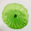 Hand Blown Murano Glass Wall Plates Clear Green Color D12Inches - BeyPan