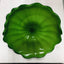 Hand Blown Murano Glass Wall Plates Green Color D12Inches - BeyPan