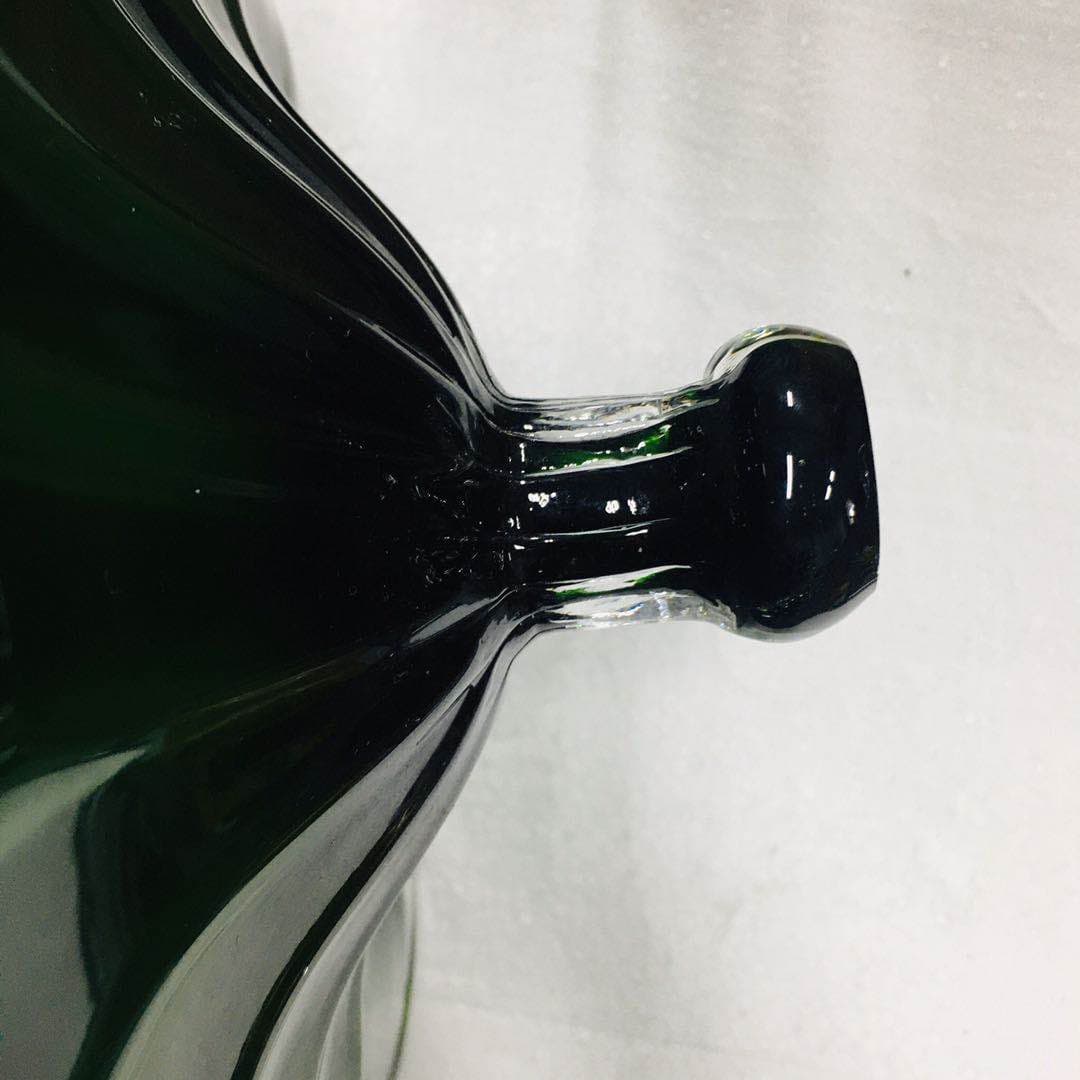 Hand Blown Murano Glass Wall Plates Green Color D12Inches - BeyPan