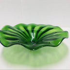 Hand Blown Murano Glass Wall Plates Green Color D12Inches - BeyPan